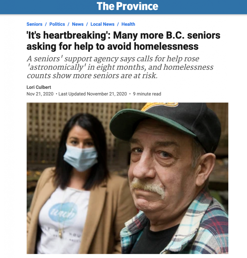 Seniors mental health and expanded support services